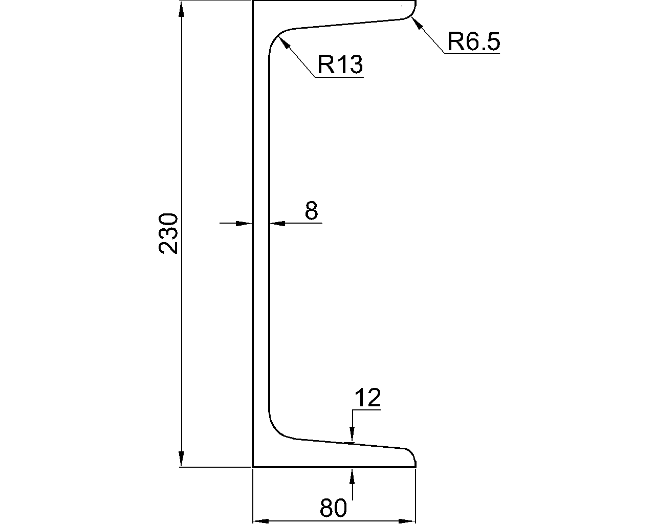 C-230x80x8x12