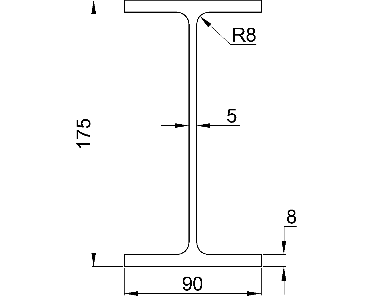 H-175x90x5x8