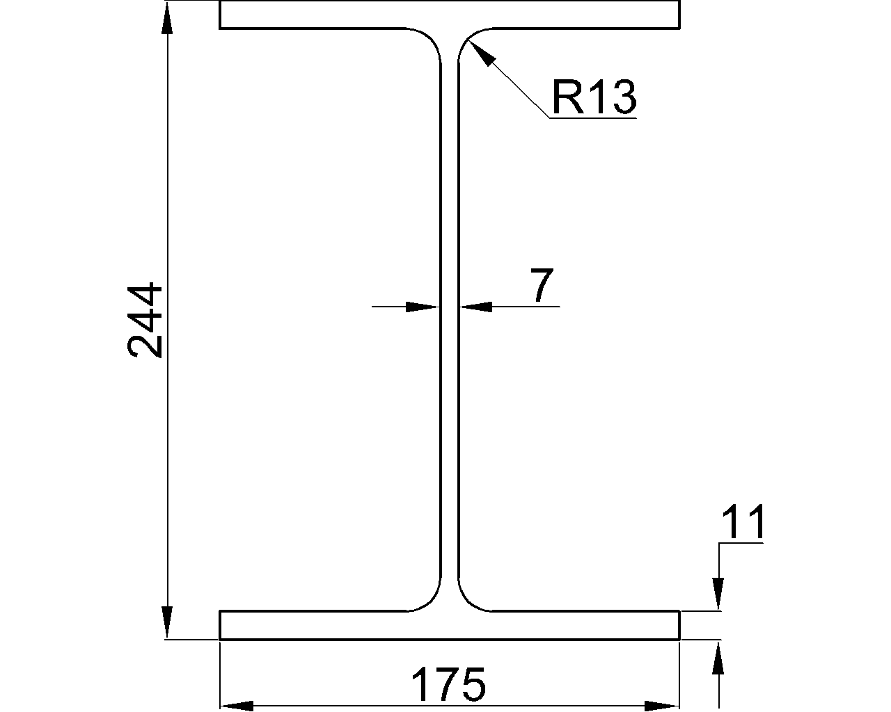 H-244x175x7x11