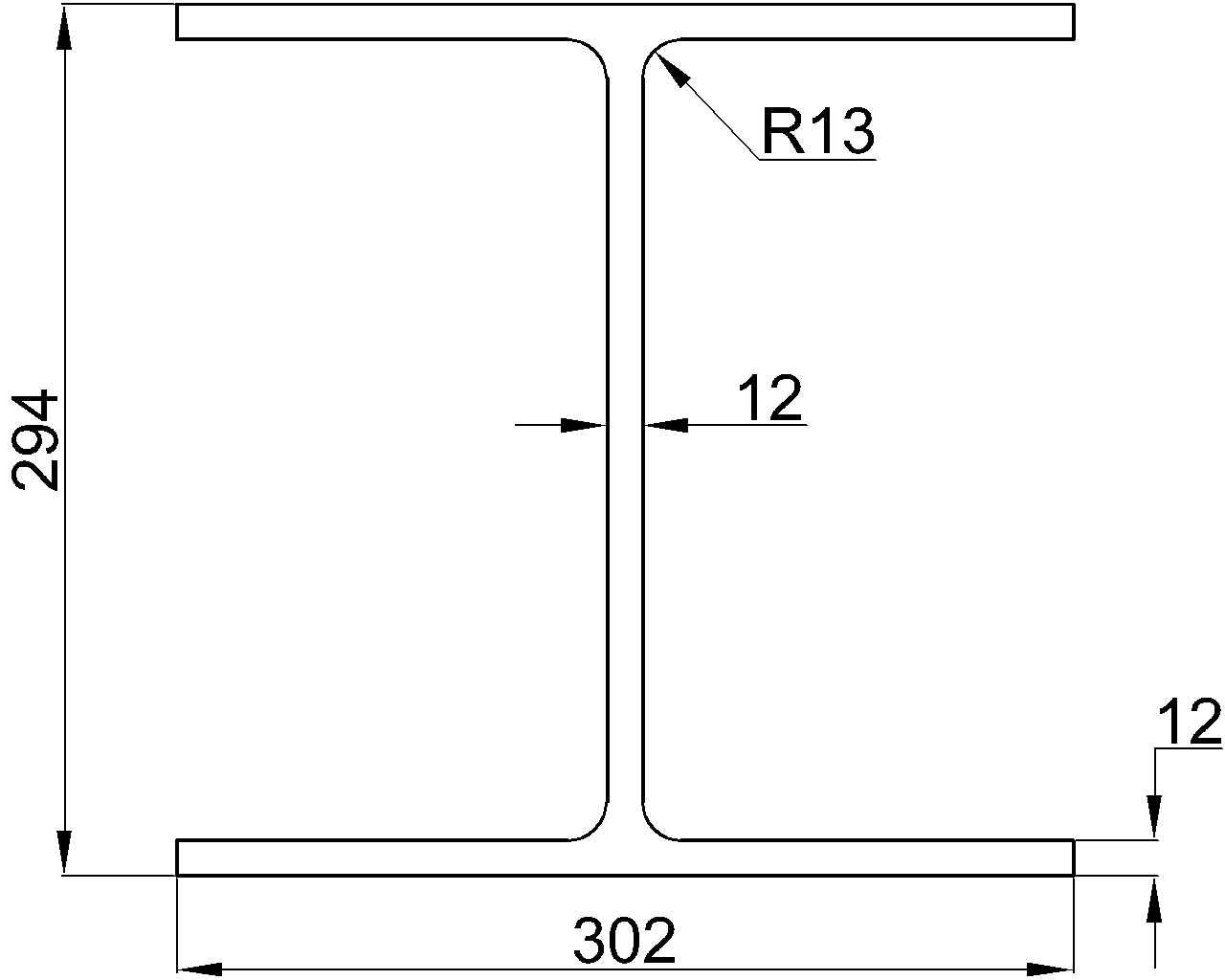 H-294x302x12x12