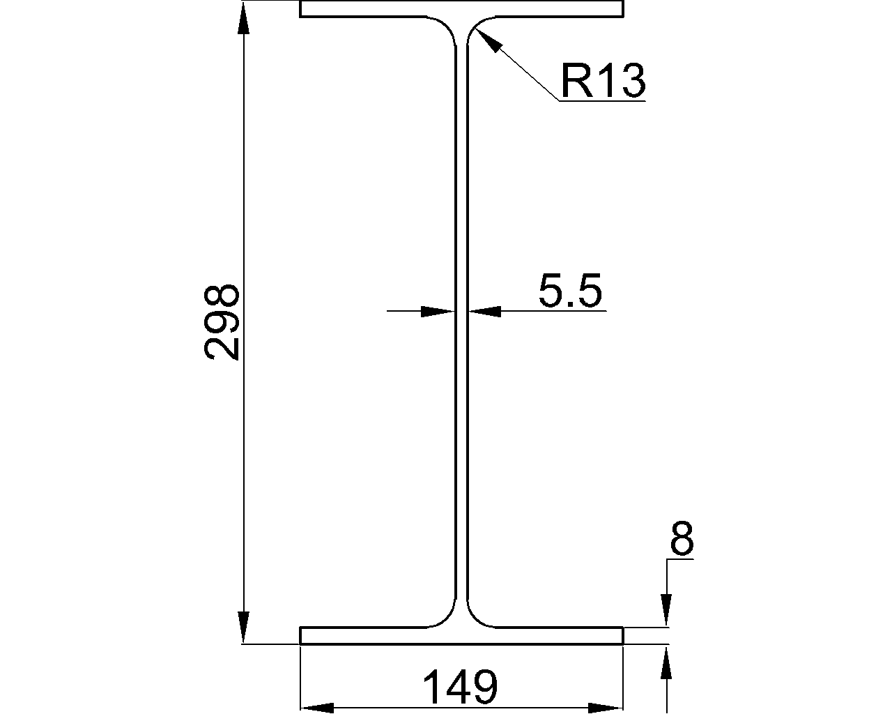 H-298x149x5.5×8