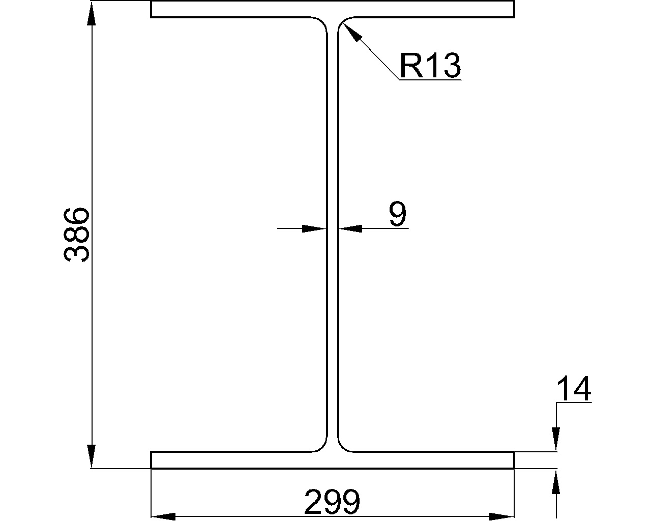 H-386x299x9x14
