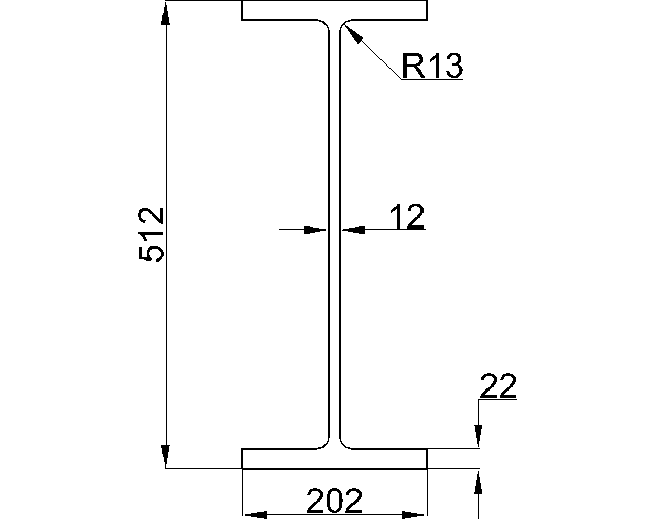 H-512x202x12x22