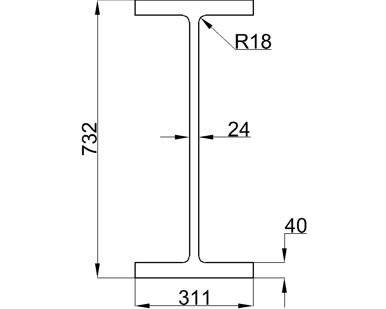 H-732x311x24x40