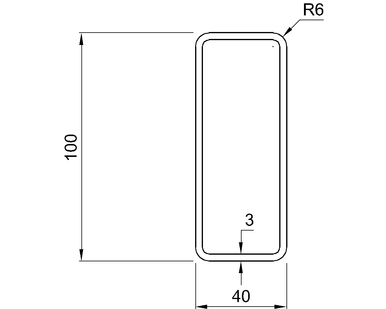 Hybox 355 RHS 100x40x3