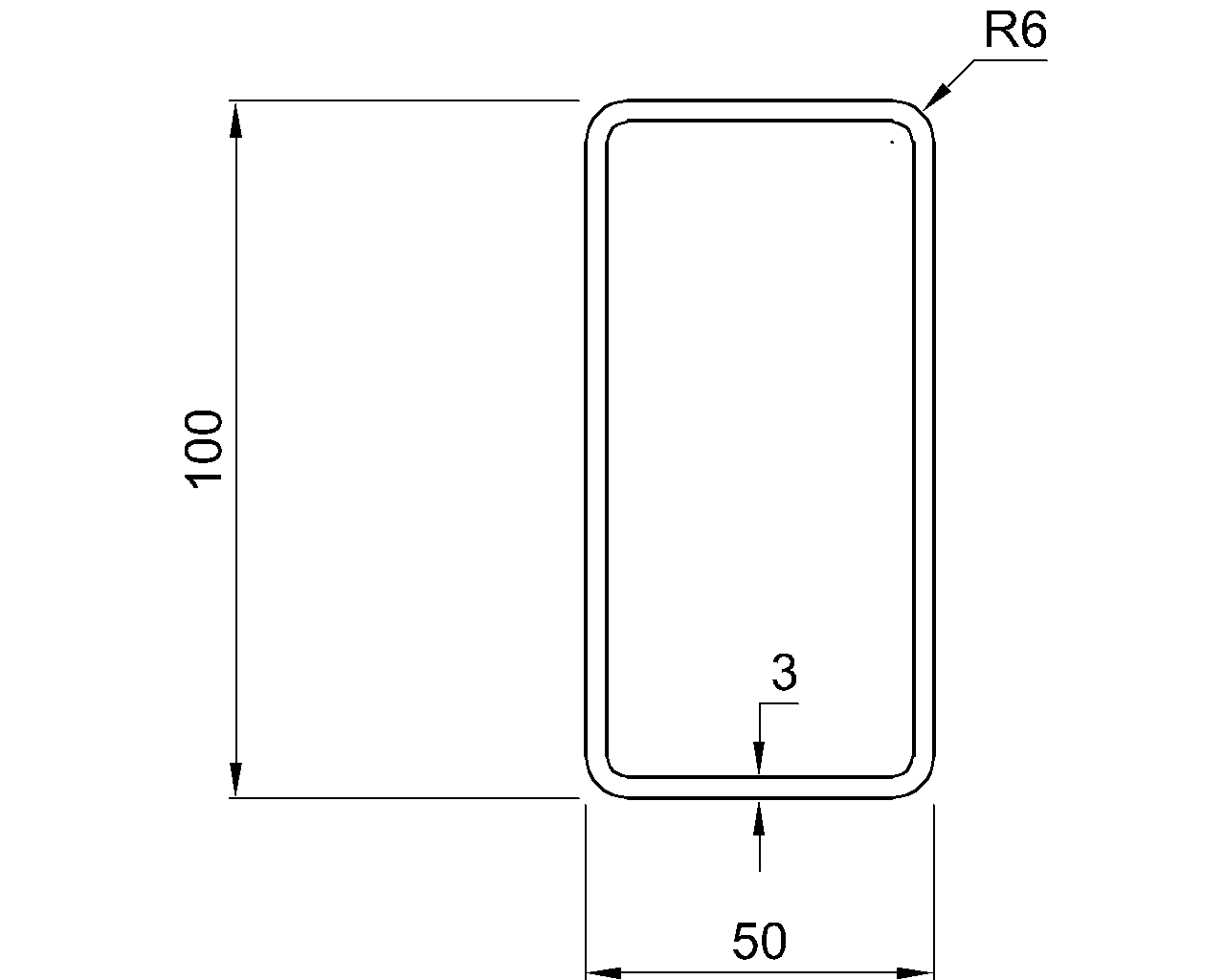 Hybox 355 RHS 100x50x3