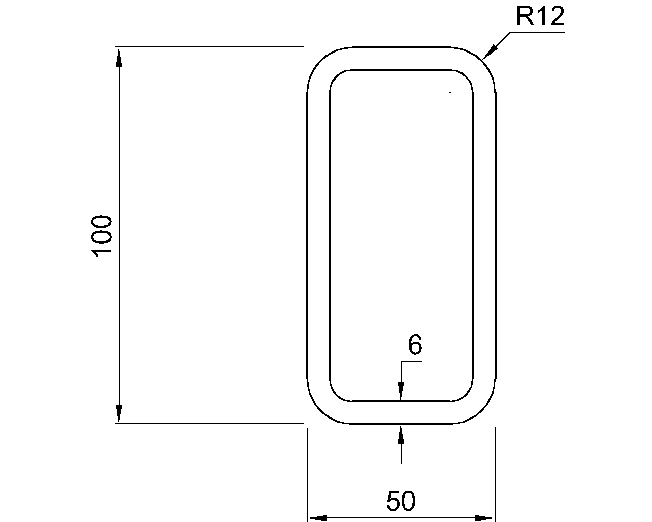 Hybox 355 RHS 100x50x6