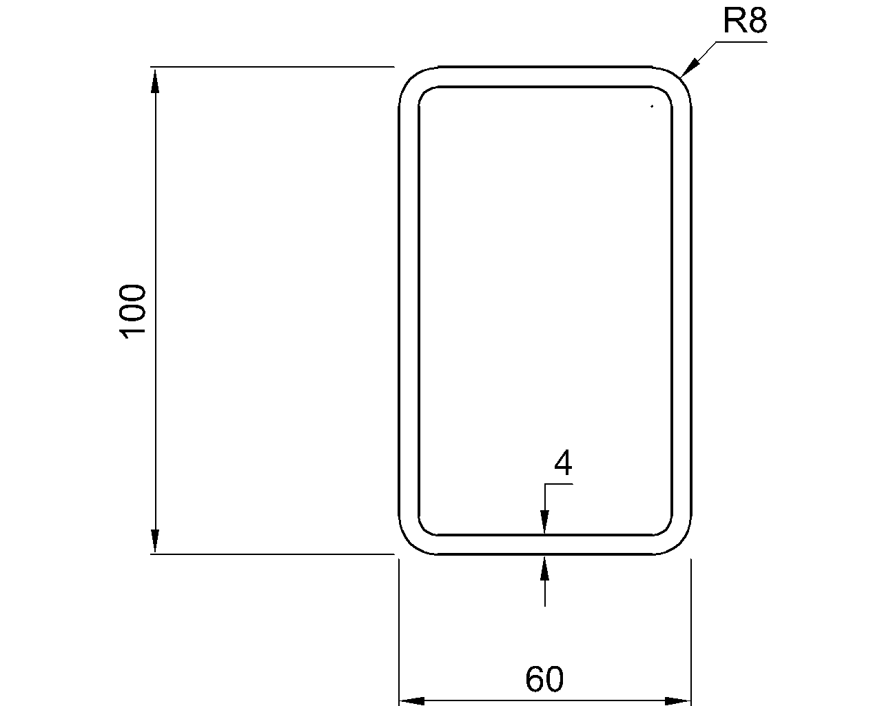 Hybox 355 RHS 100x60x4