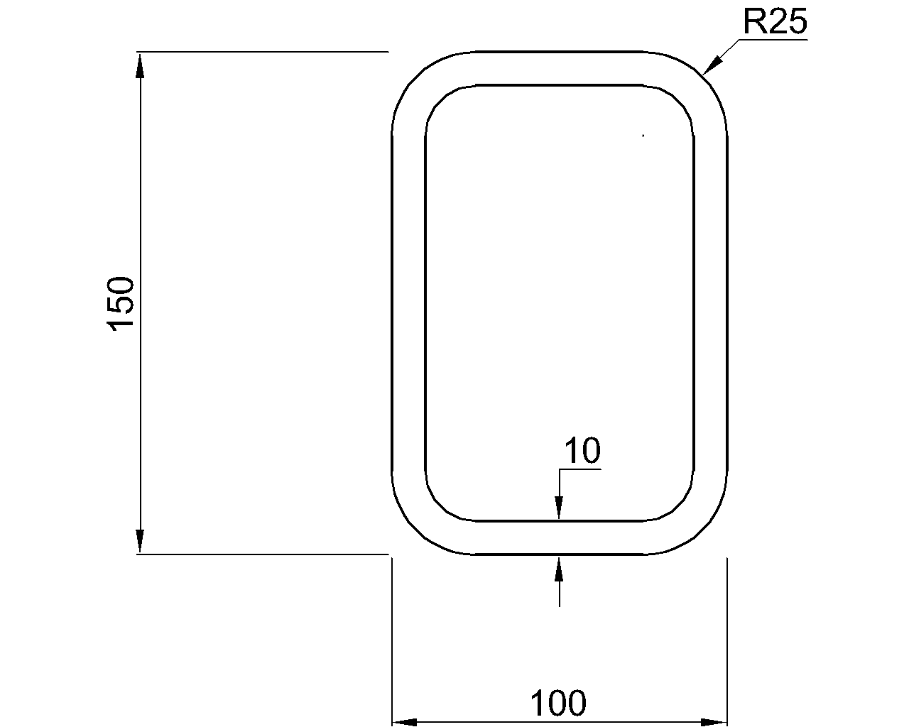 Hybox 355 RHS 150x100x10