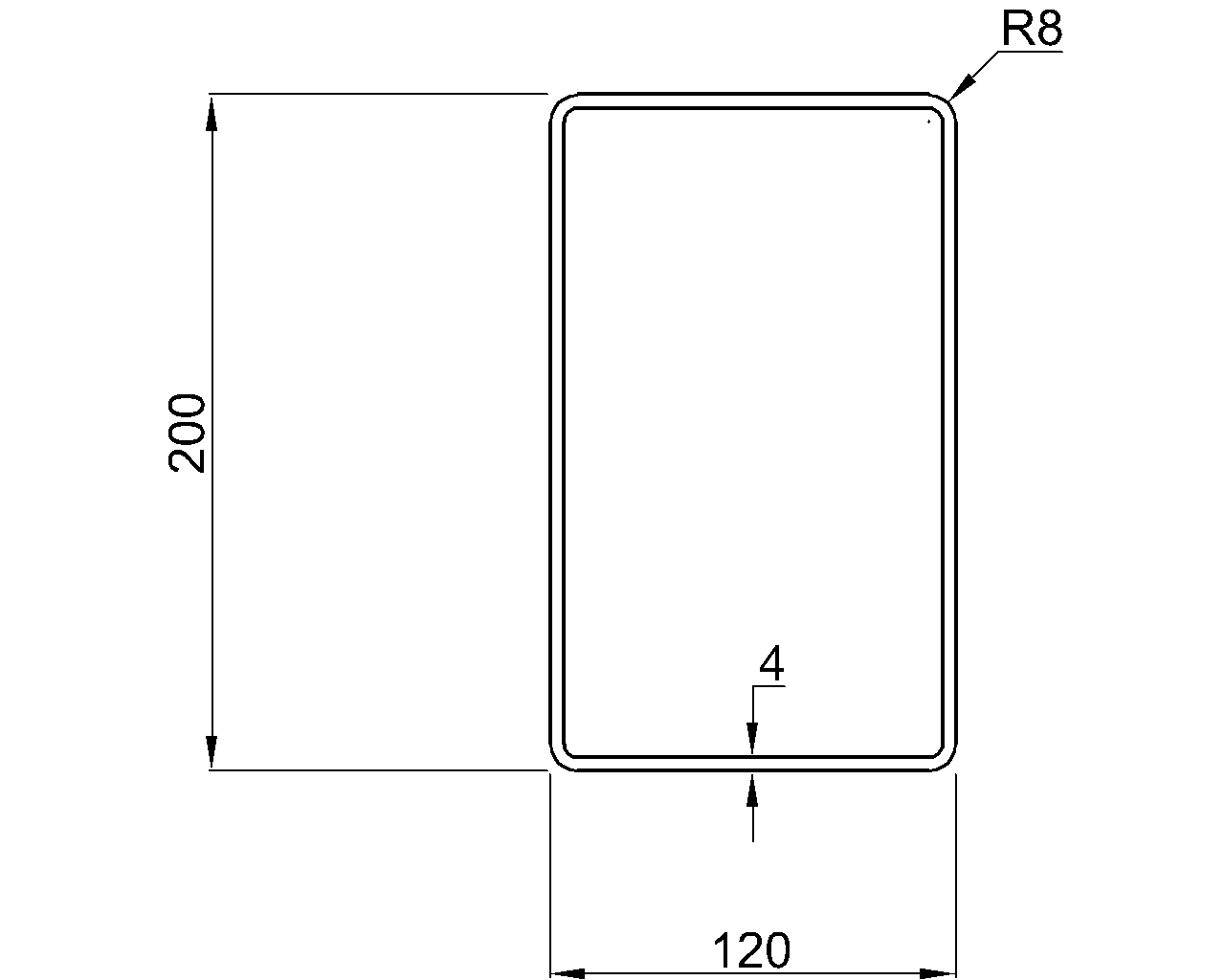 Hybox 355 RHS 200x120x4