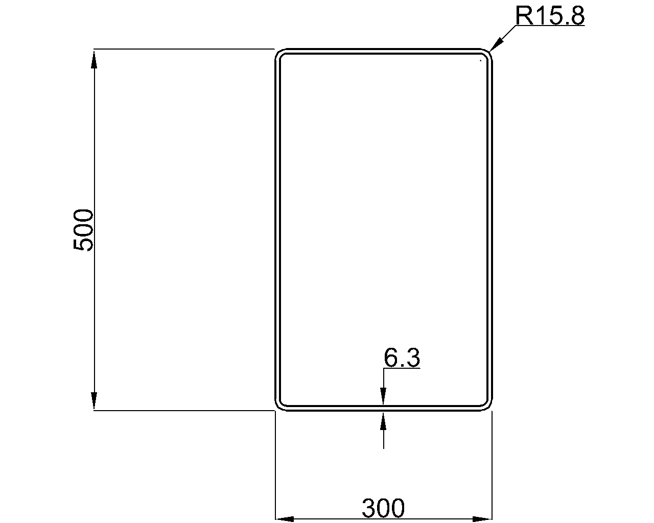 Hybox 355 RHS 500x300x6.3
