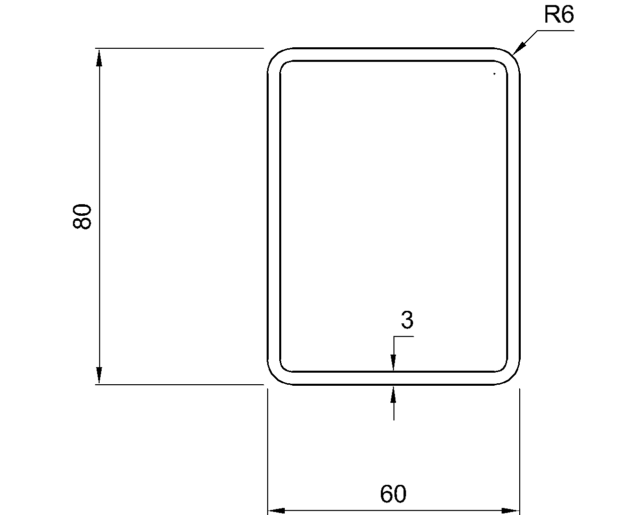 Hybox 355 RHS 80x60x3