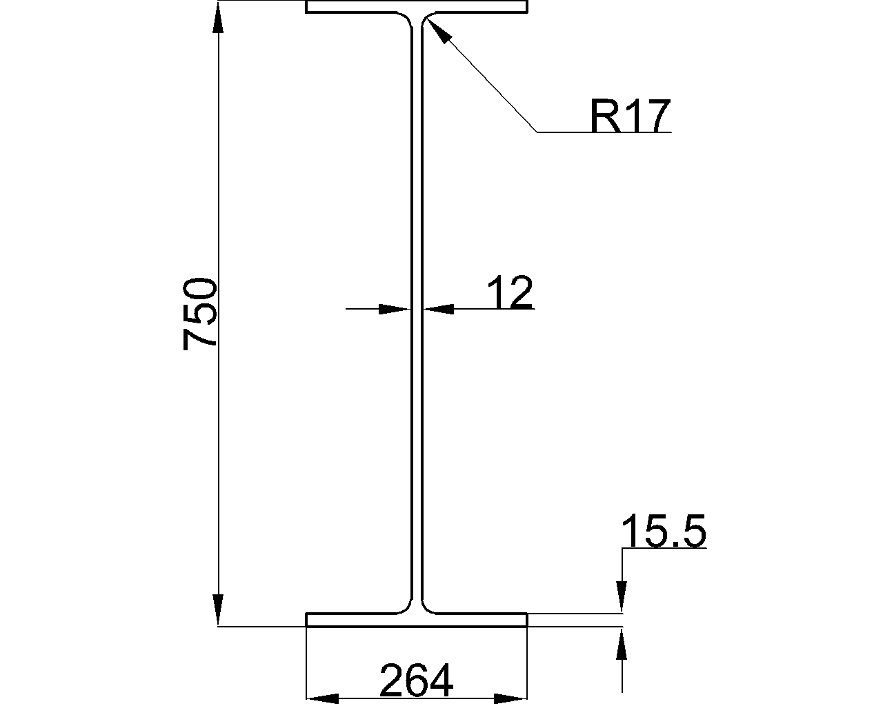 IPE 750×134