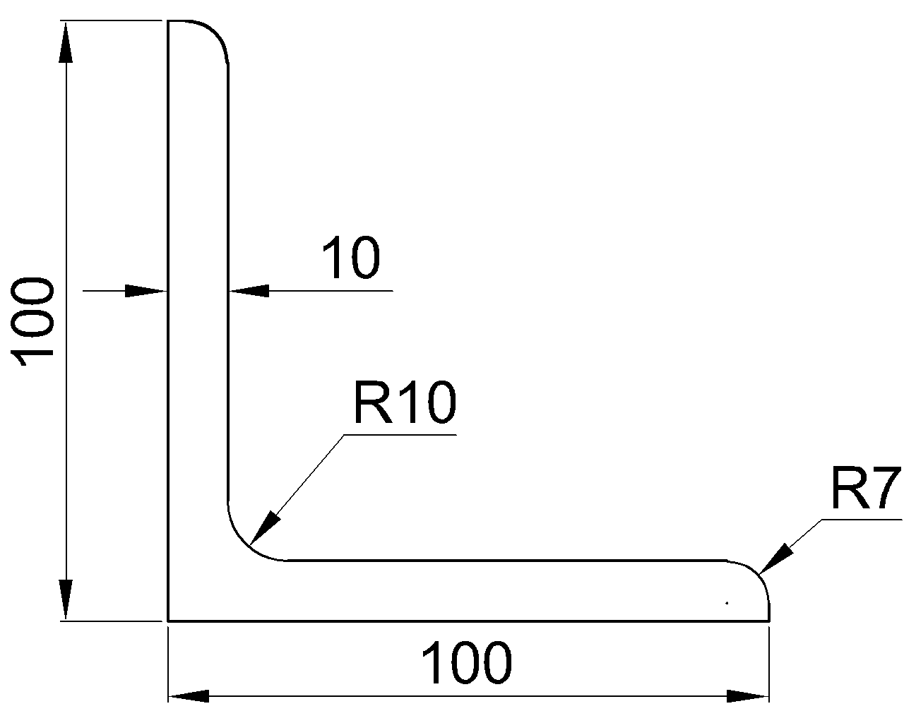 L-100x100x10
