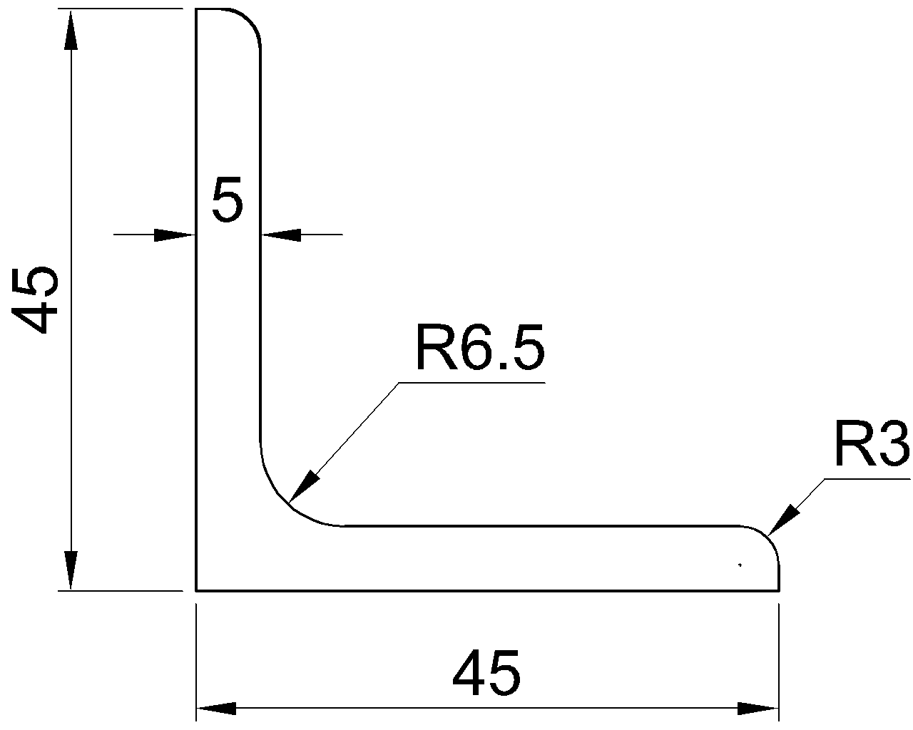 L-45x45x5