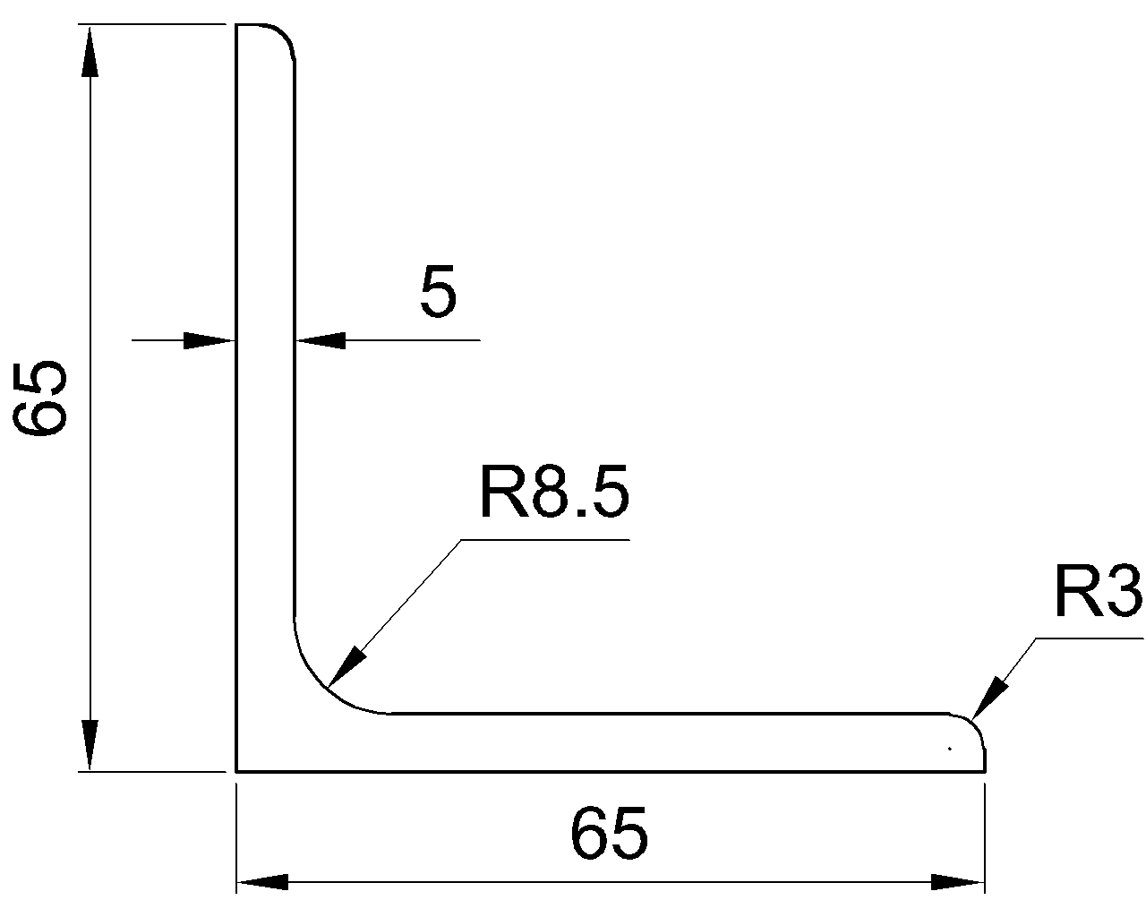 L-65x65x5