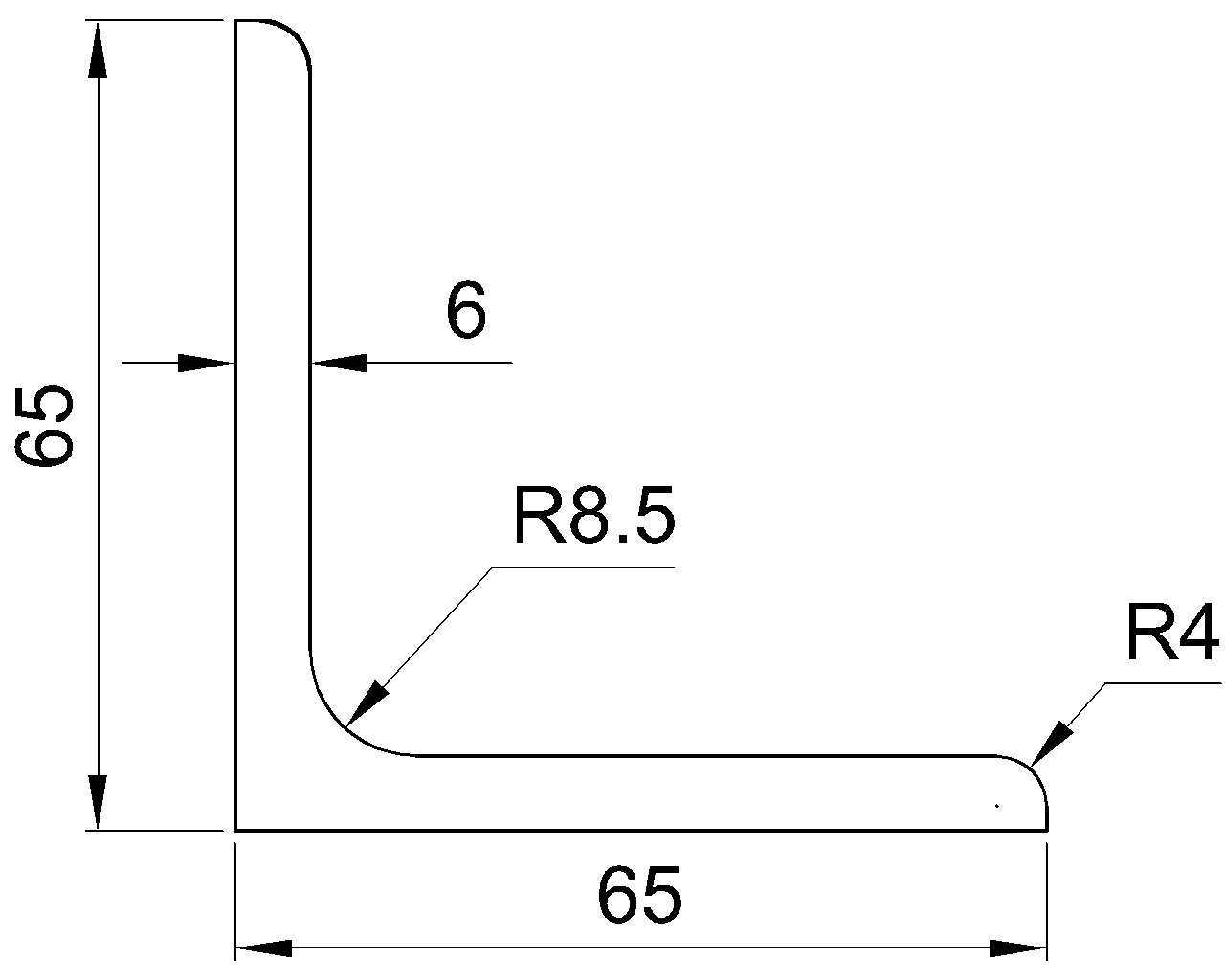 L-65x65x6