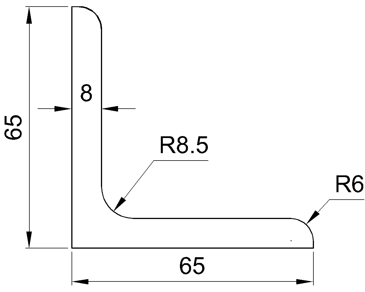 L-65x65x8