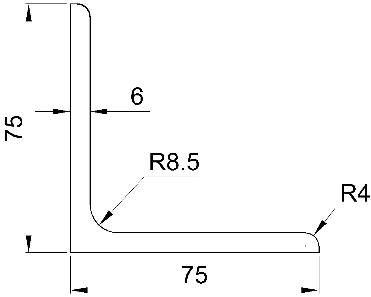 L-75x75x6