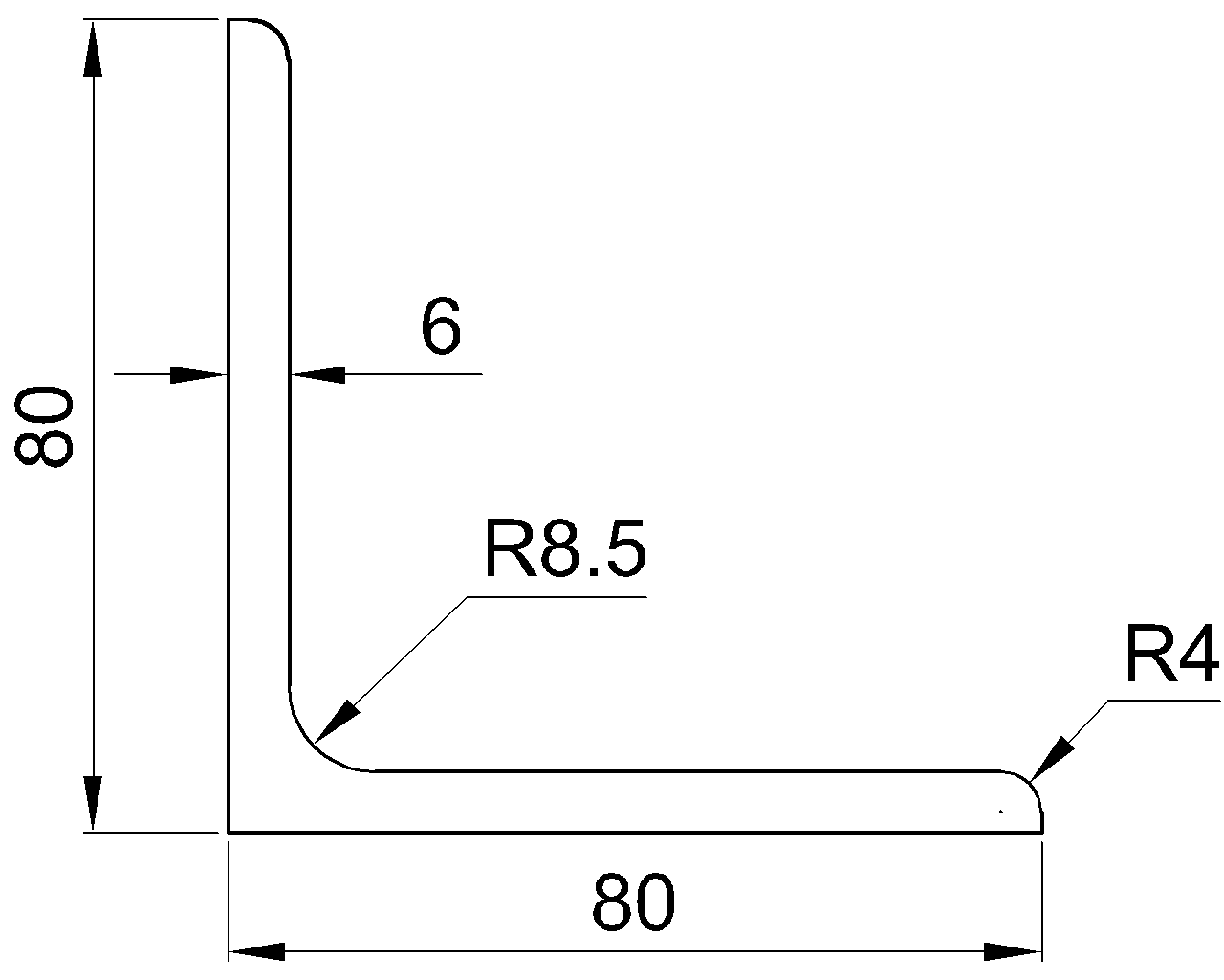 L-80x80x6