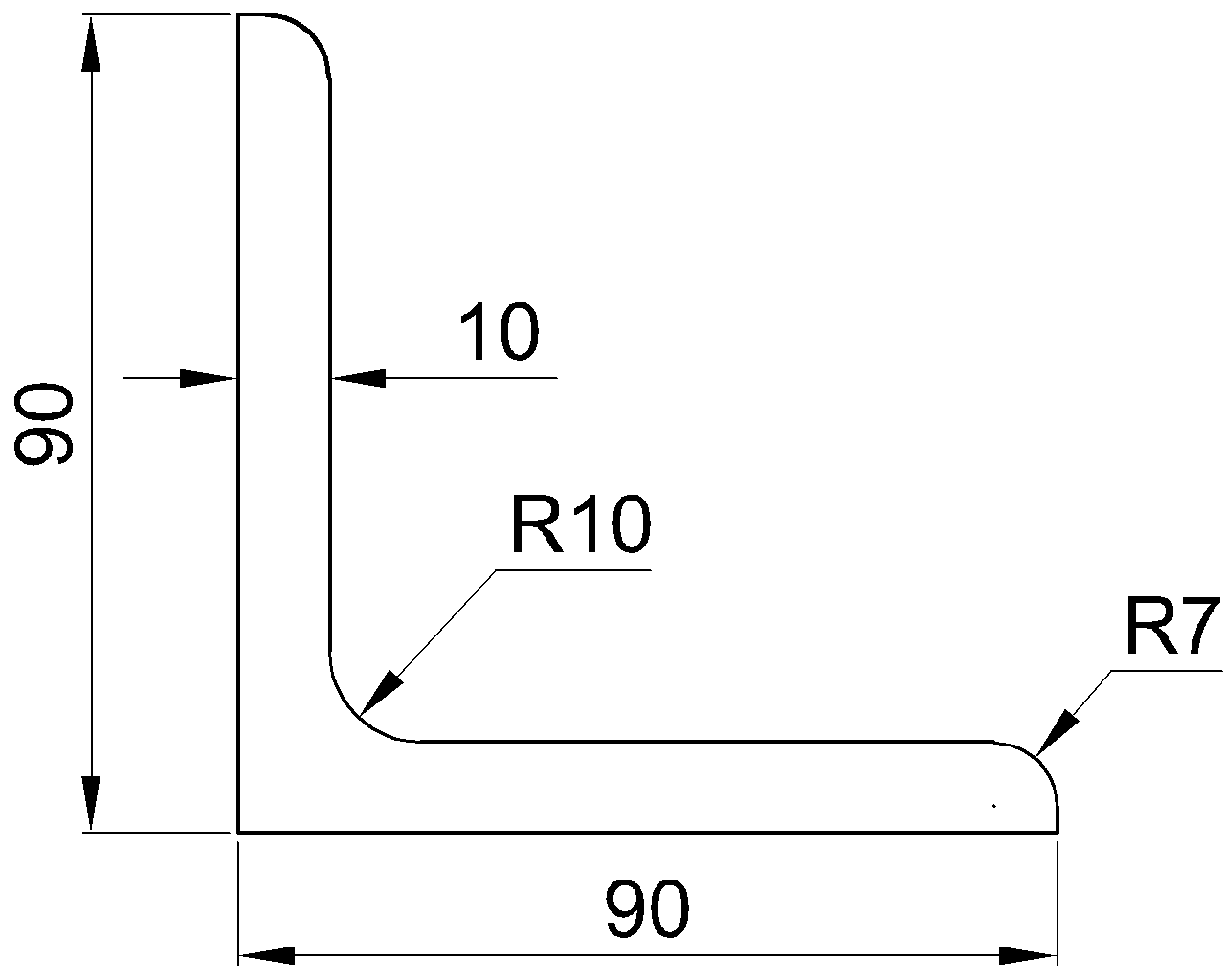 L-90x90x10