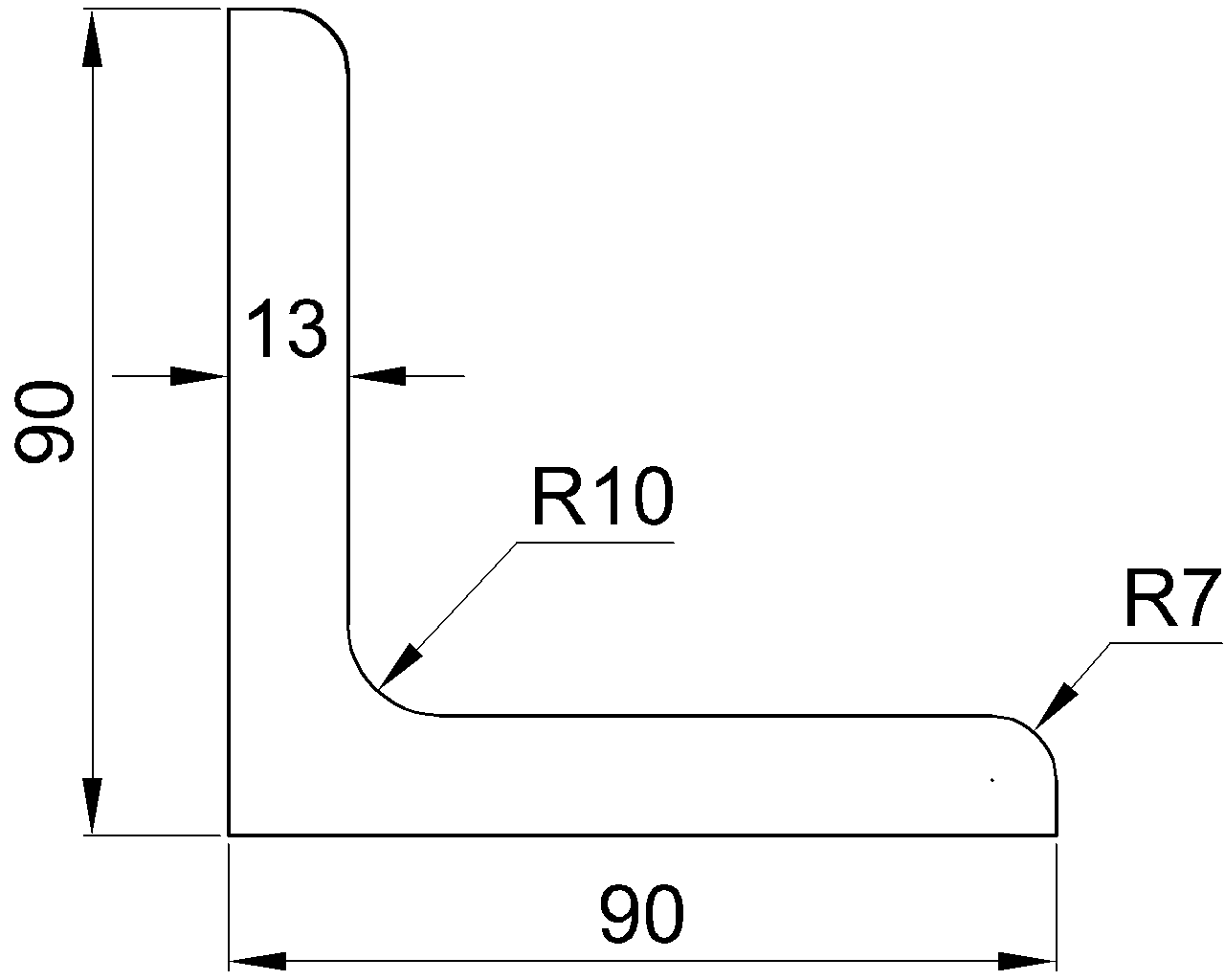 L-90x90x13