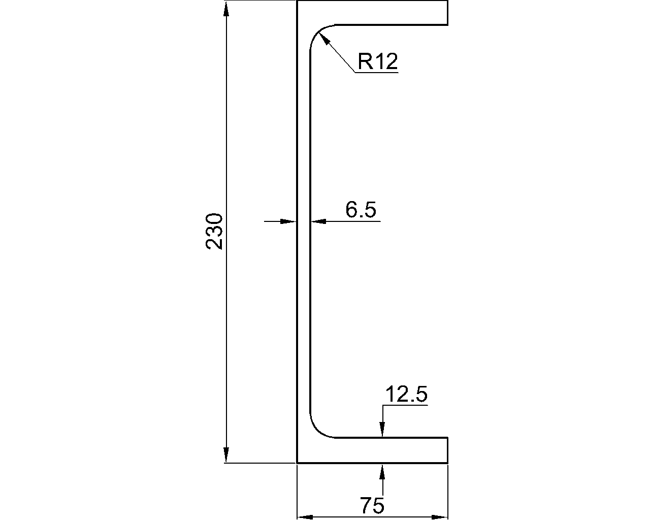 PFC 230x75x26