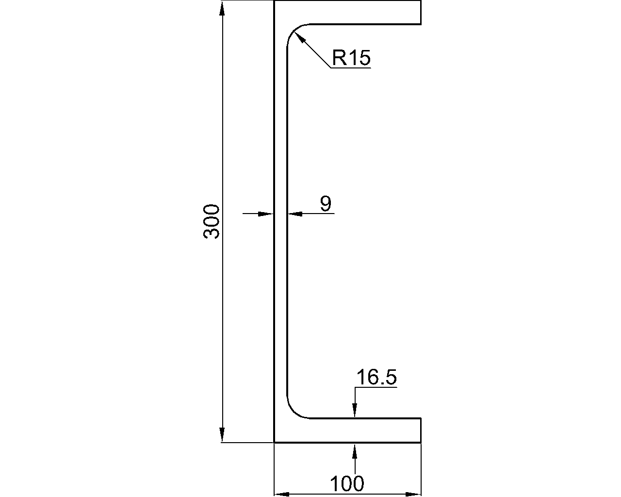 PFC 300x100x46