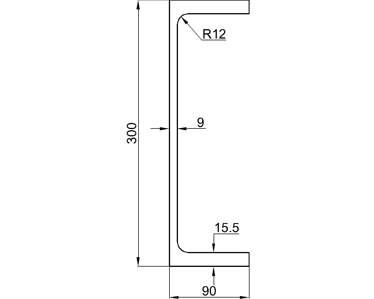 PFC 300x90x41