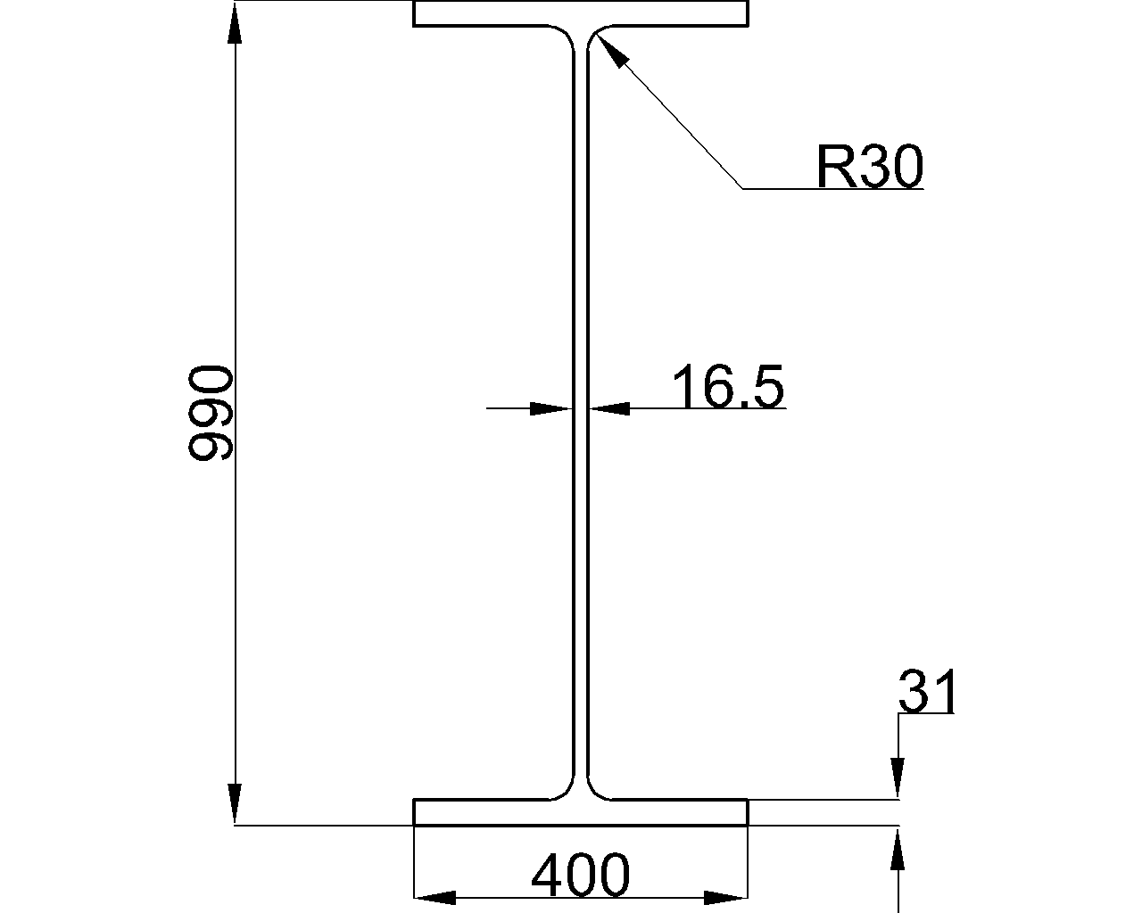 UB 1000x400x321