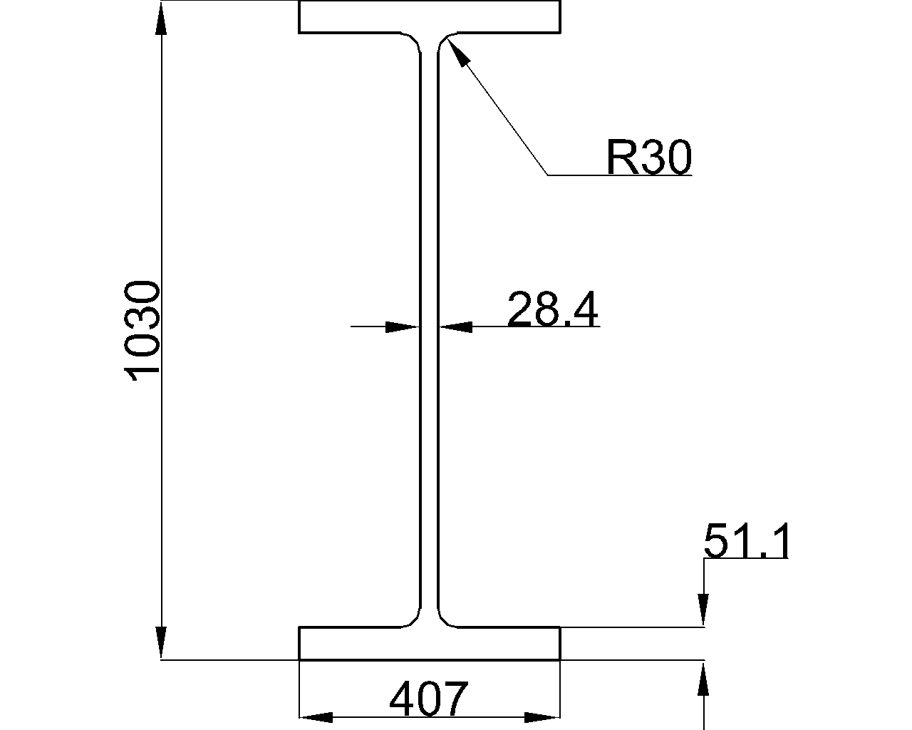 UB 1000x400x539