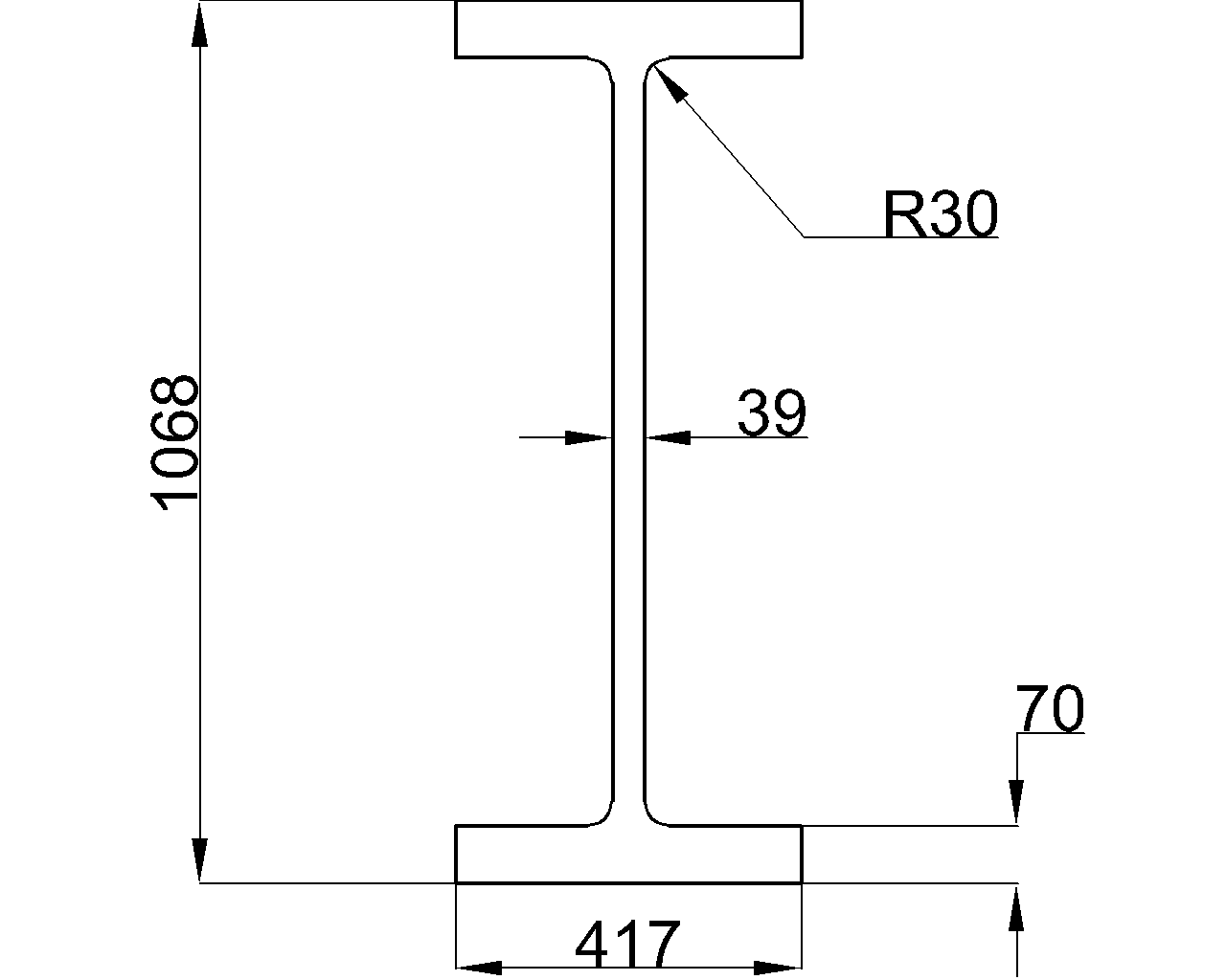 UB 1000x400x748