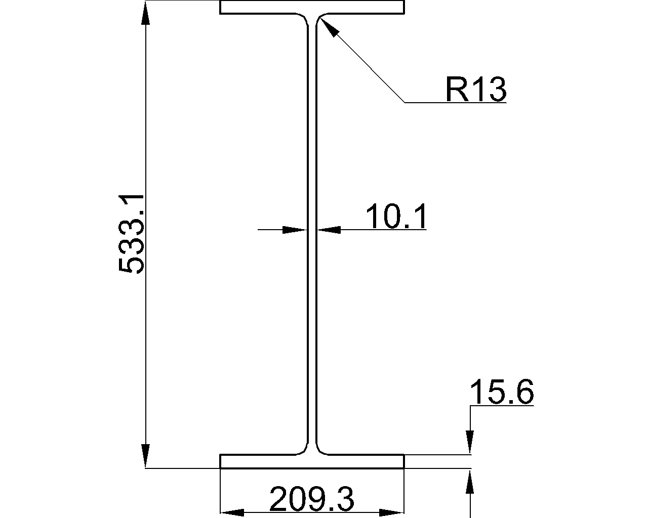 UB 533x210x92