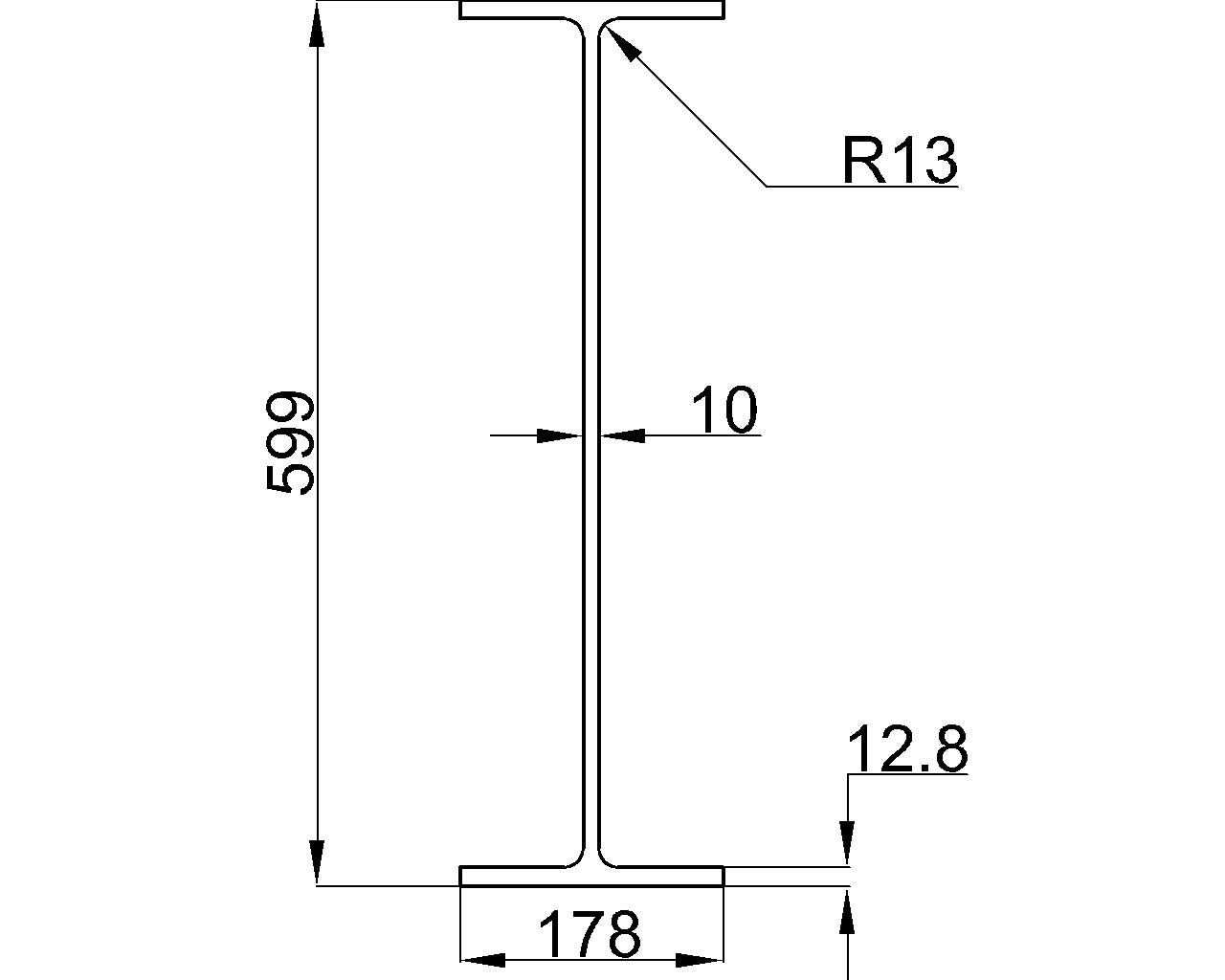 UB 610x178x82