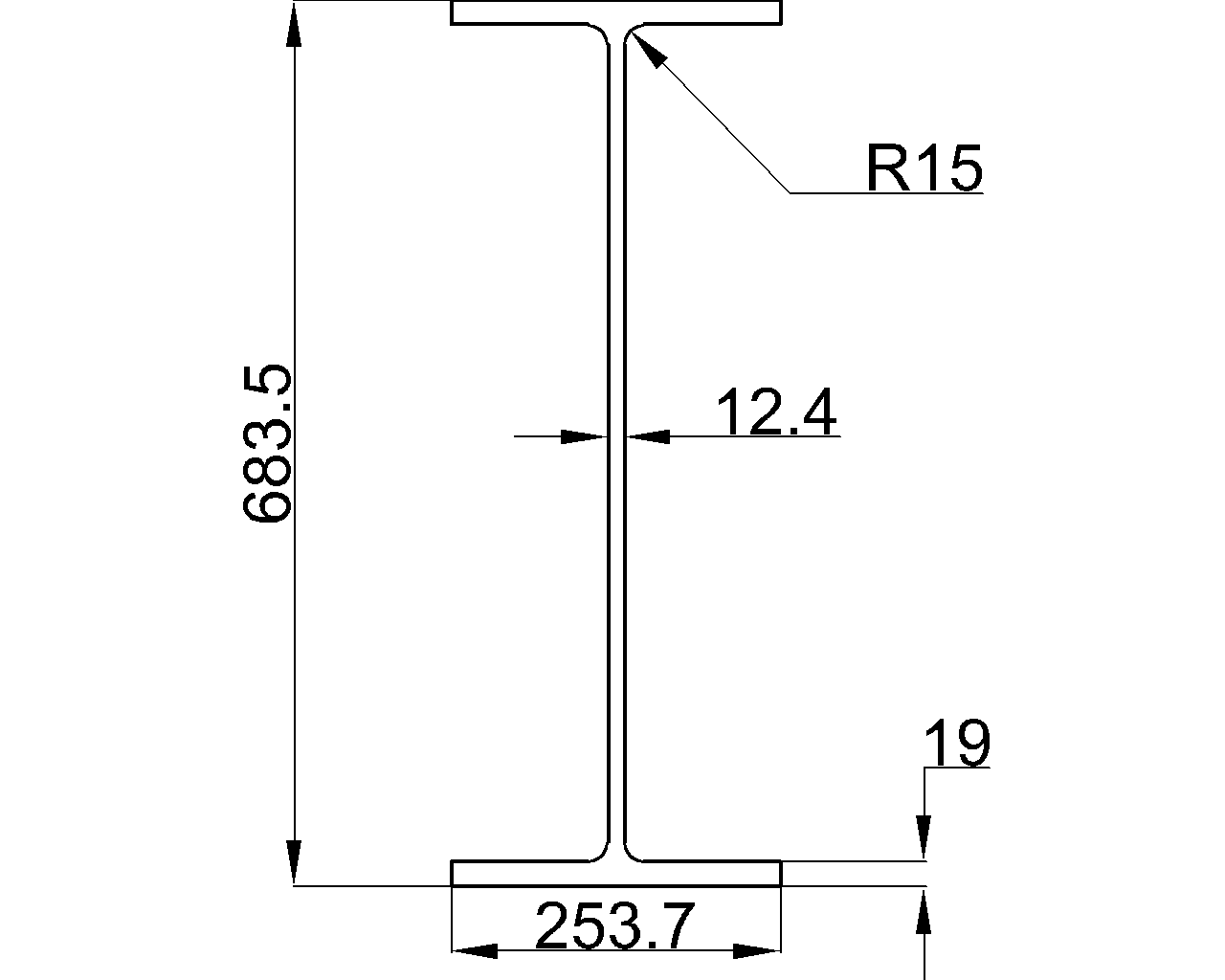 UB 686x254x140