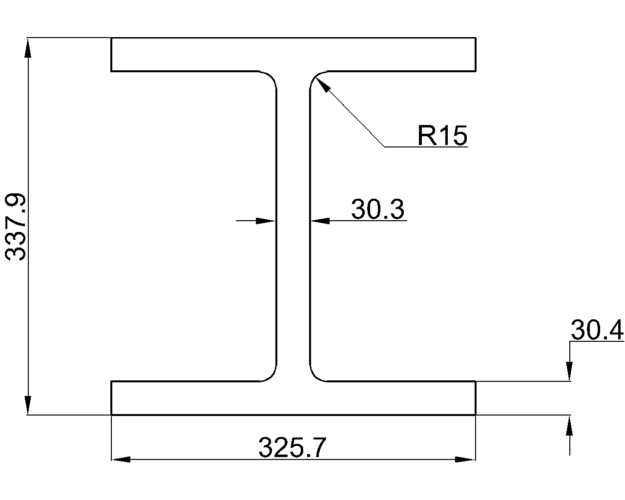 UBP 305x305x223