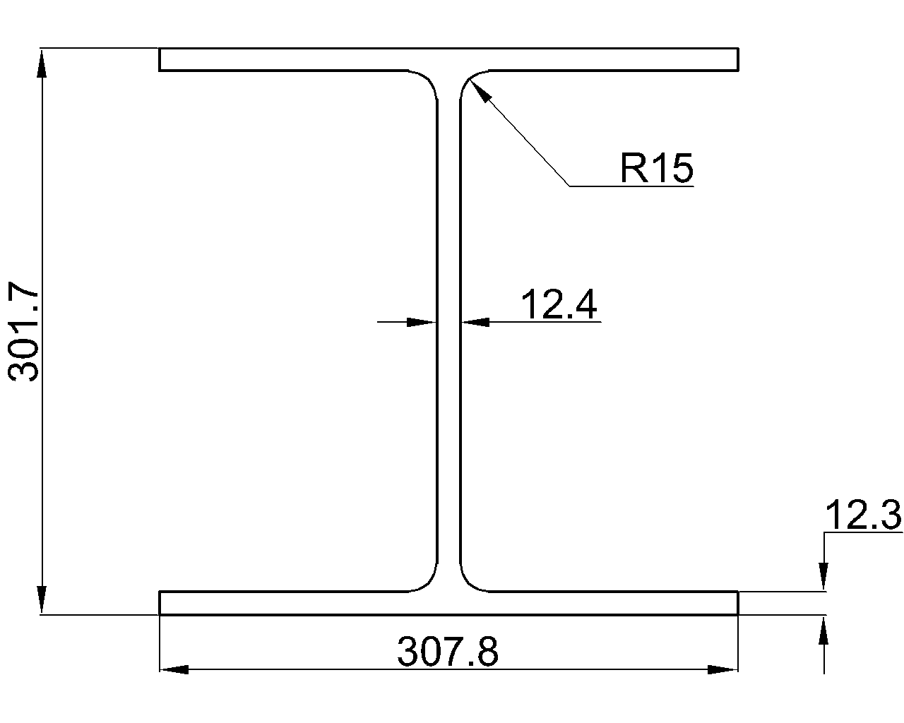 UBP 305x305x88