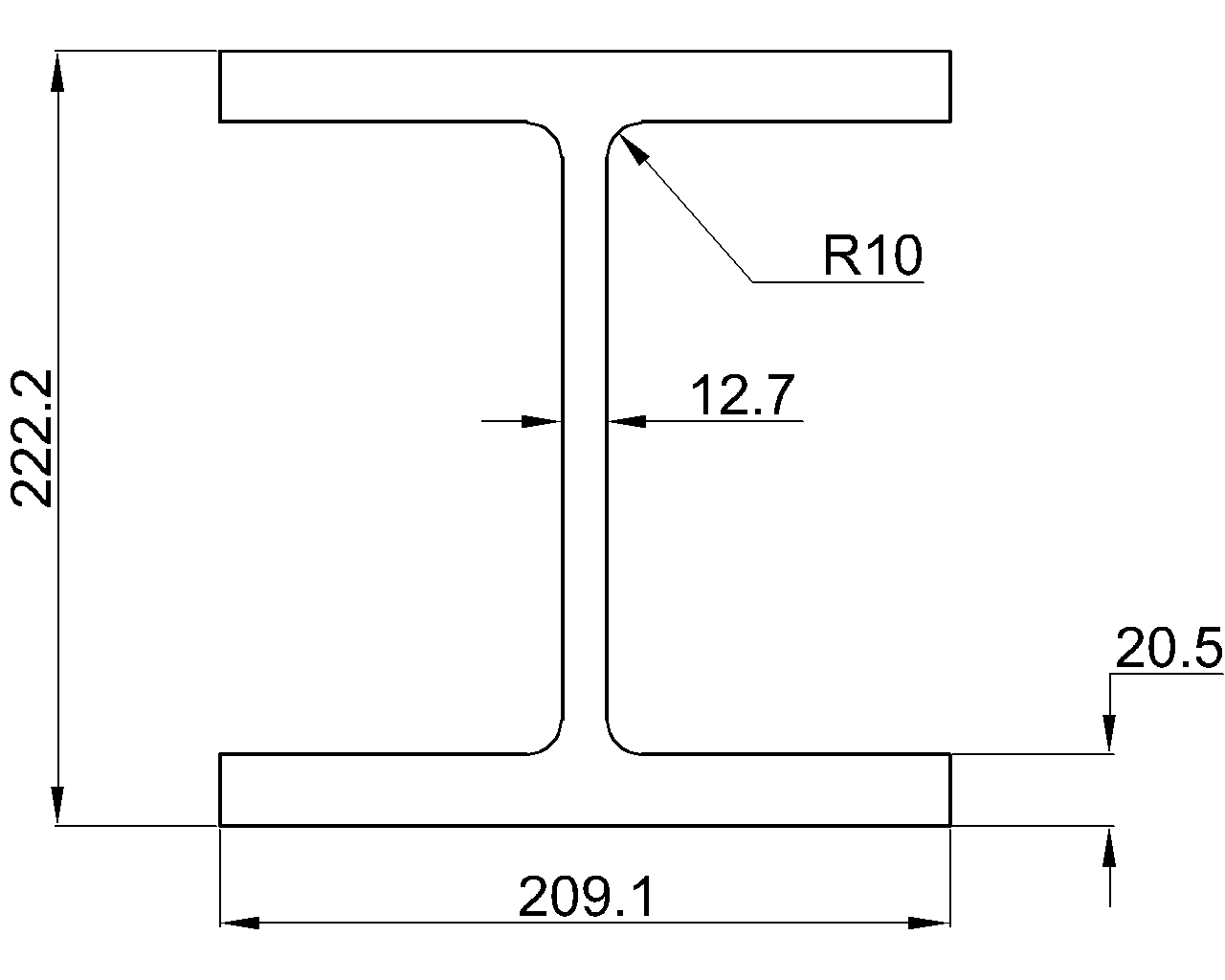 UC 203x203x86