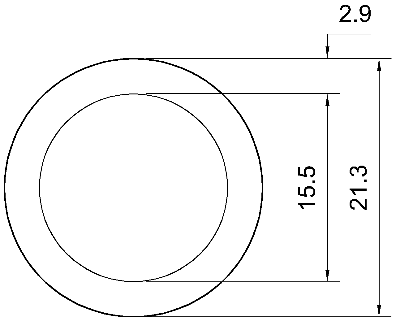 Celsius 355 CHS 21.3×2.9
