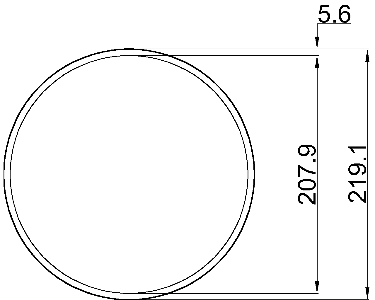 Celsius 355 CHS 219.1×5.6