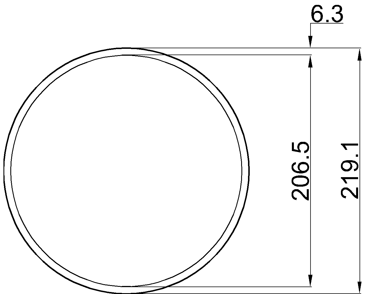 Celsius 355 CHS 219.1×6.3