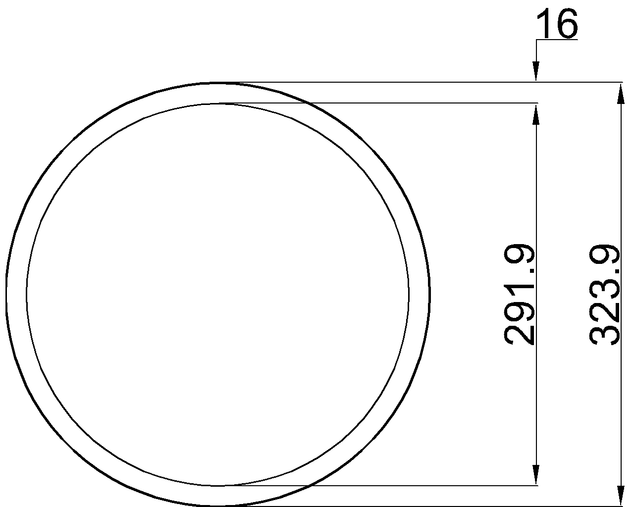 Celsius 355 CHS 323.9×16