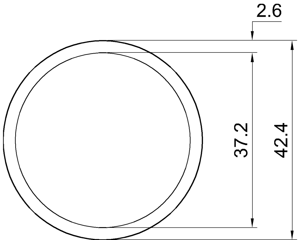 Celsius 355 CHS 42.4×2.6 – Your Steel Standards & CAD File Hub