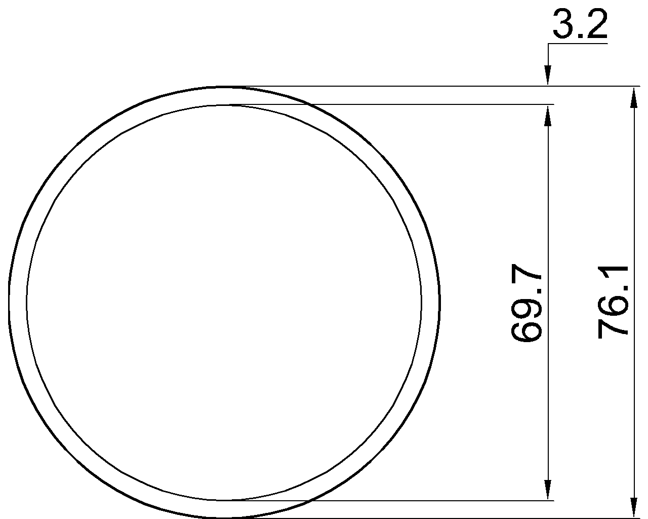 Celsius 355 CHS 76.1×3.2