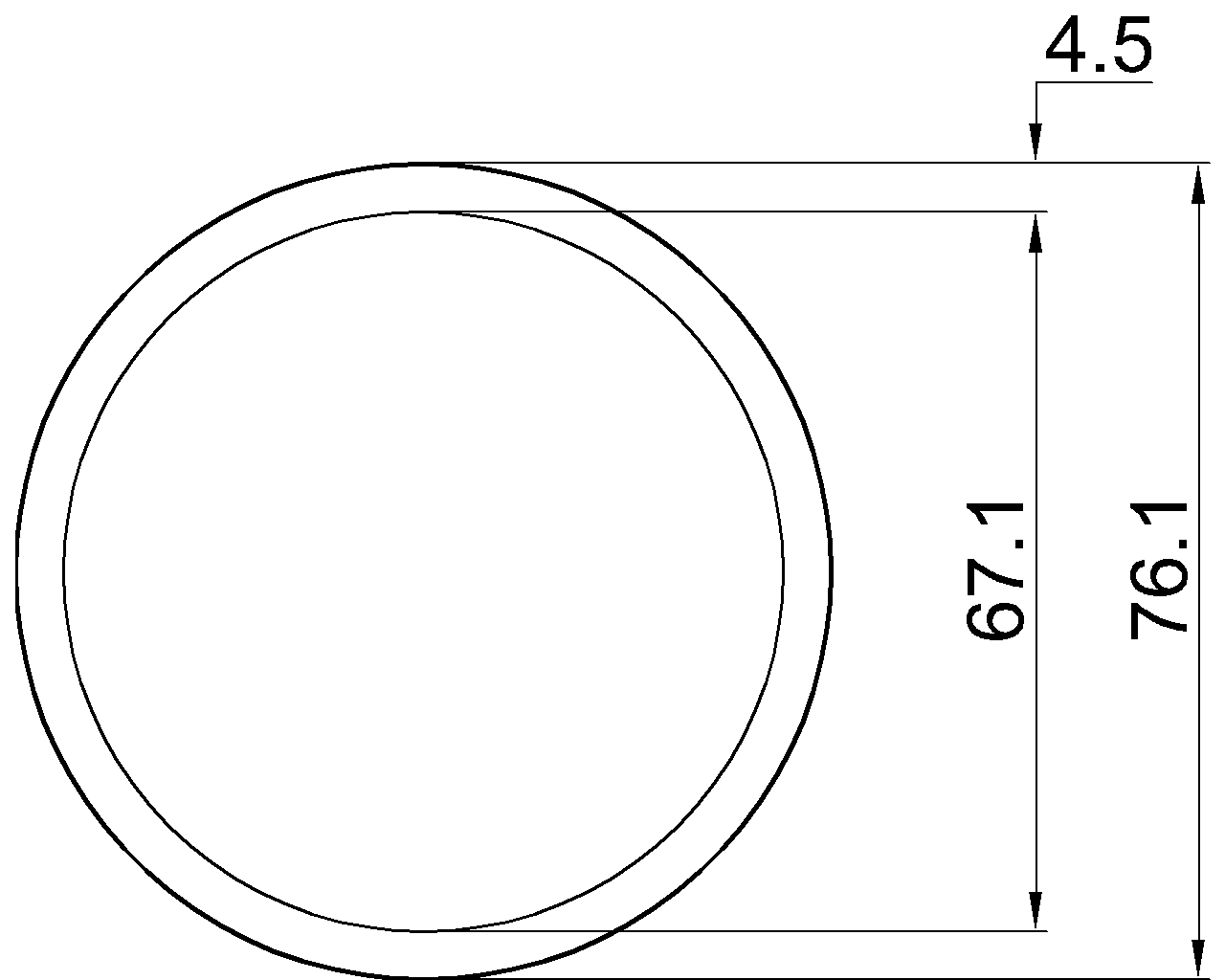Celsius 355 CHS 76.1×4.5