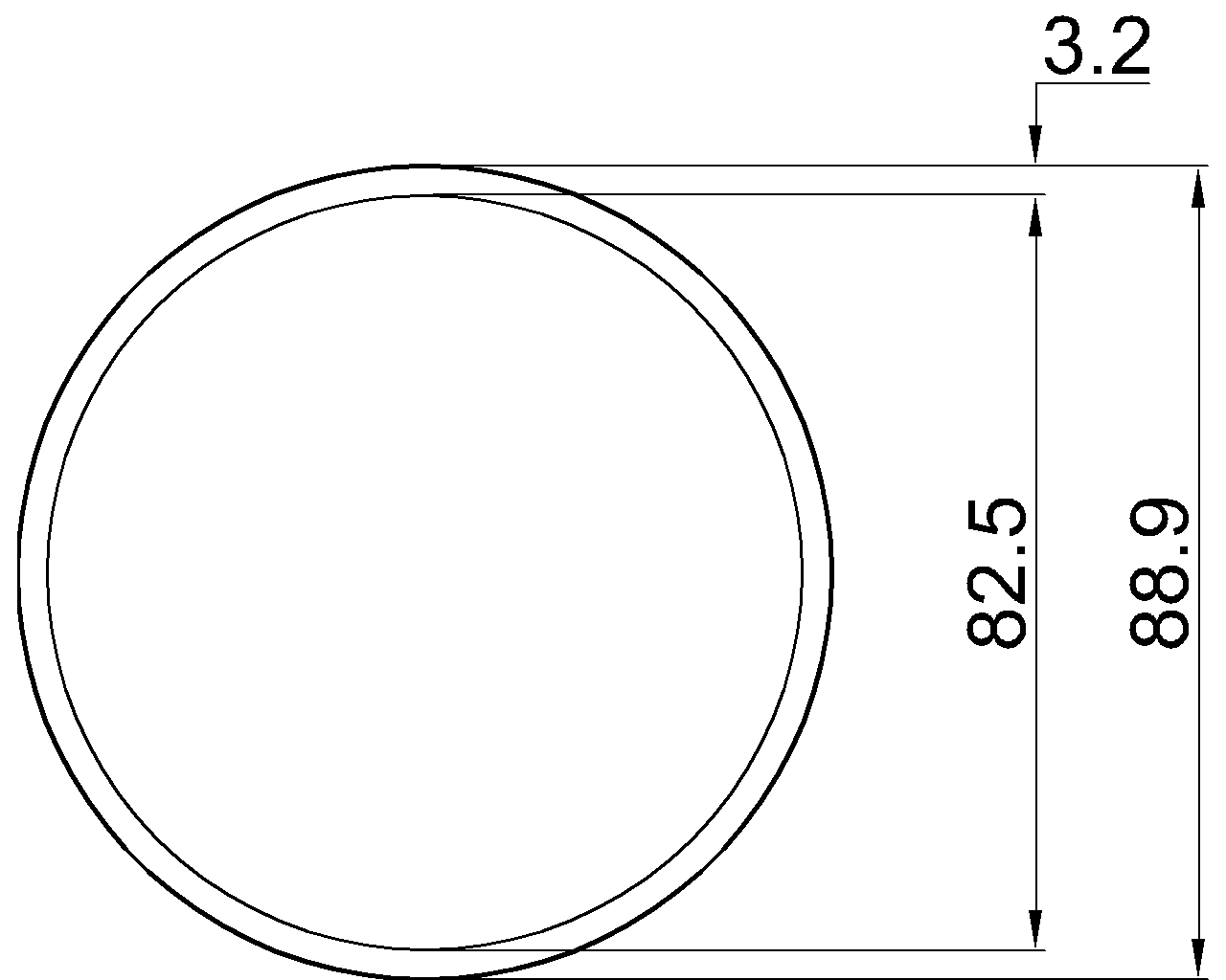 Celsius 355 CHS 88.9×3.2