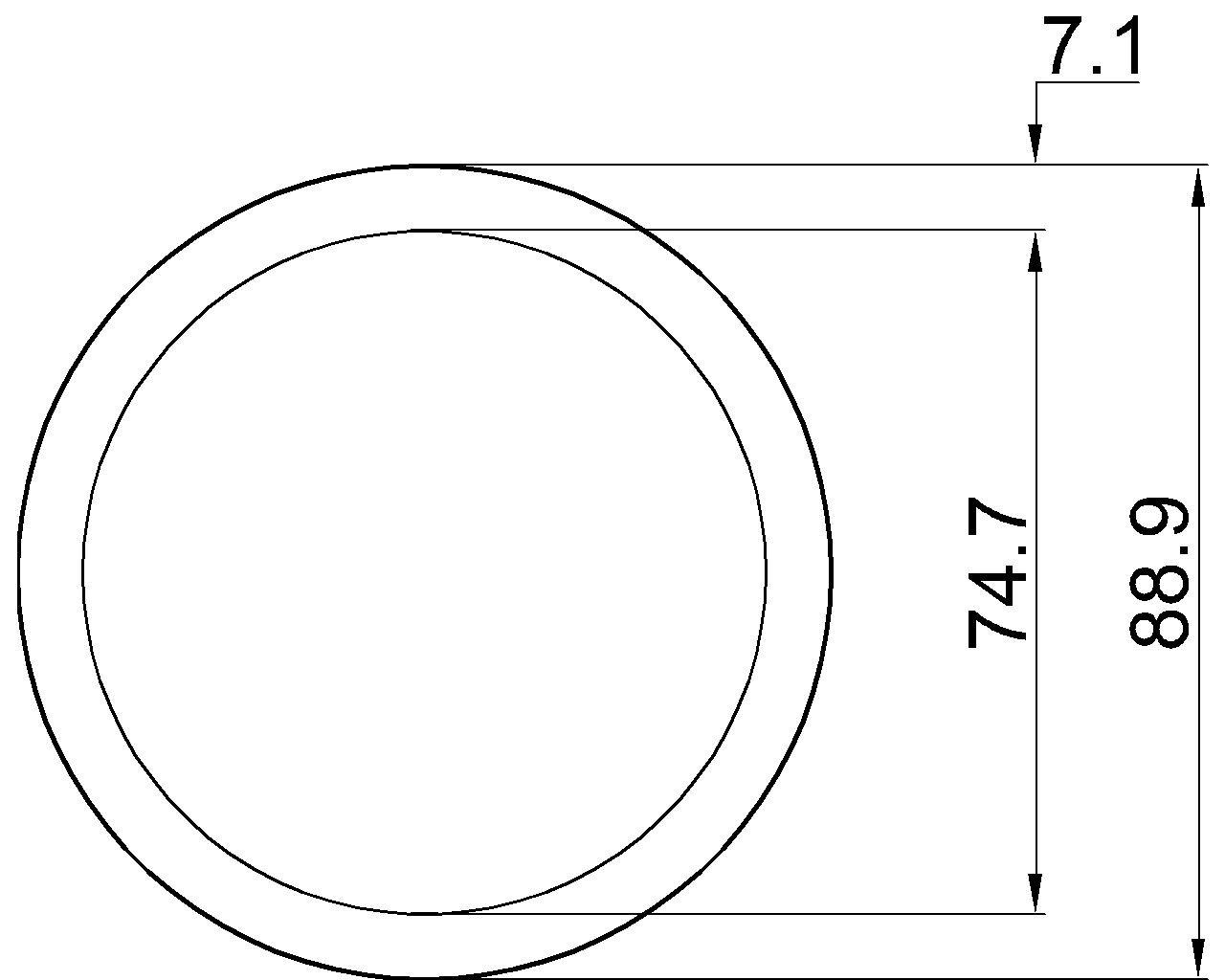 Celsius 355 CHS 88.9×7.1