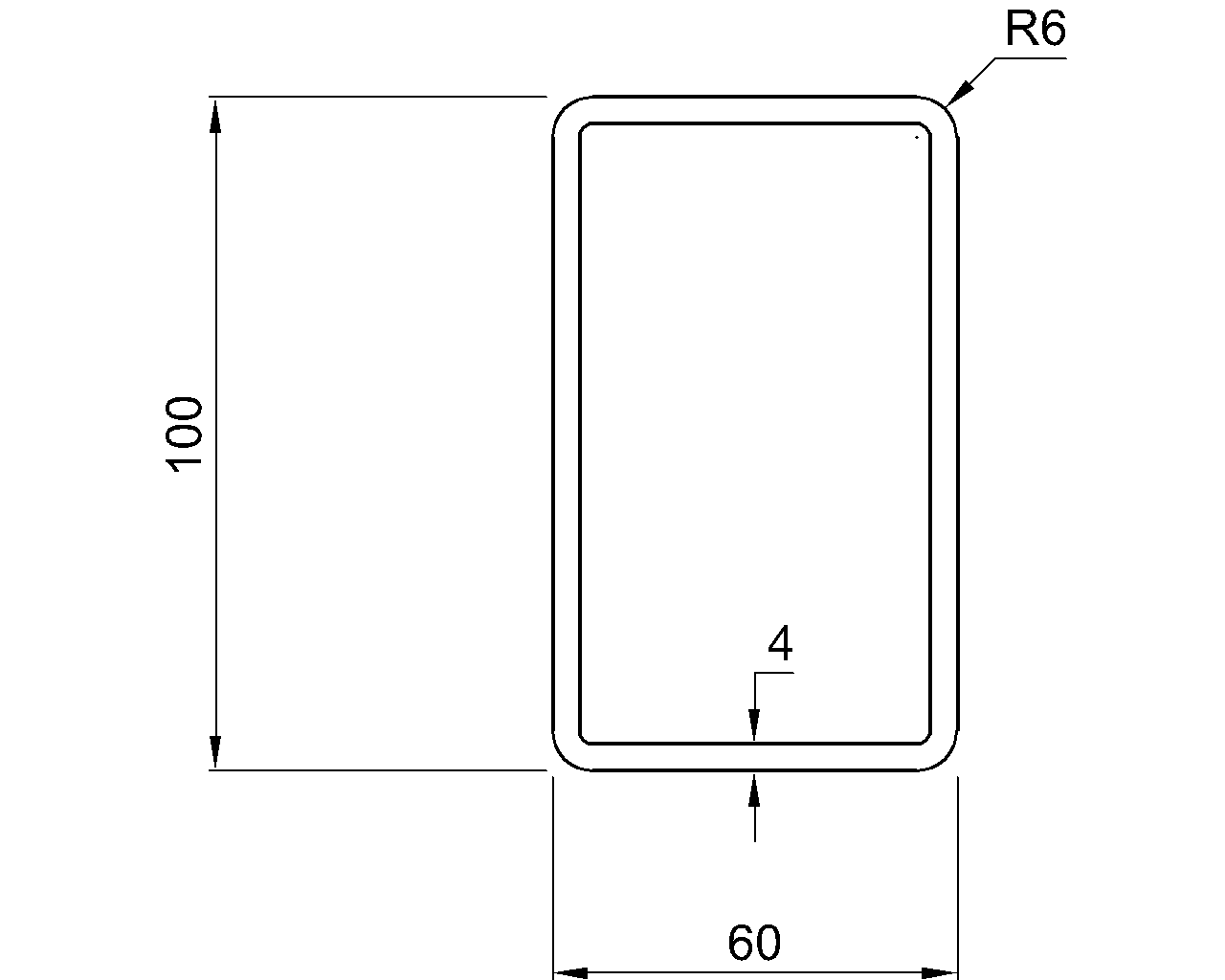Celsius 355 RHS 100x60x4