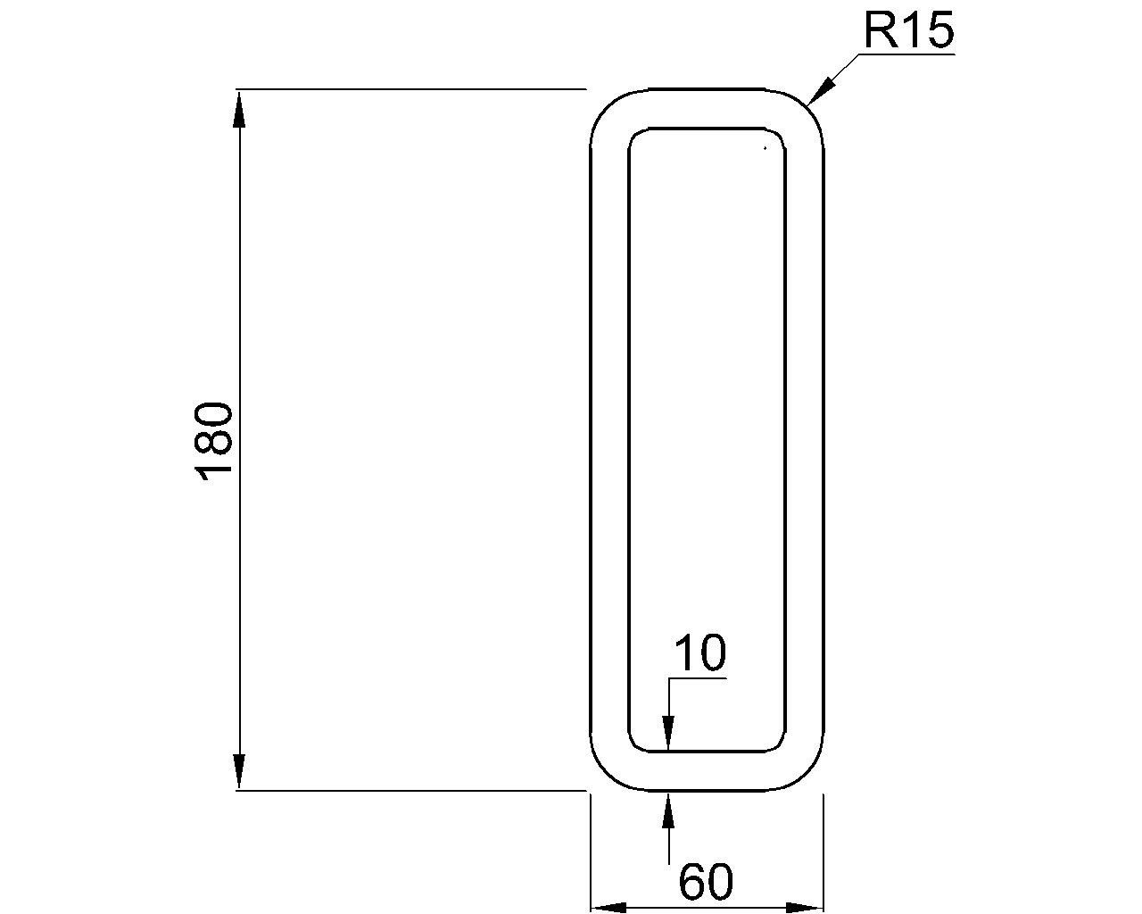 Celsius 355 RHS 180x60x10