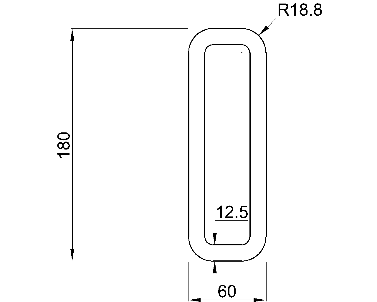 Celsius 355 RHS 180x60x12.5